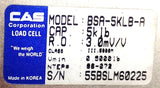 CAS BSA-5KLB-A Single Ended Beam Load Cell 5KLB 3.0mV/V