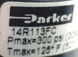 Parker 14R113FC Pneumatic Pressure Regulator 1/8"NPT 300PSI 125°F W/ Gauge