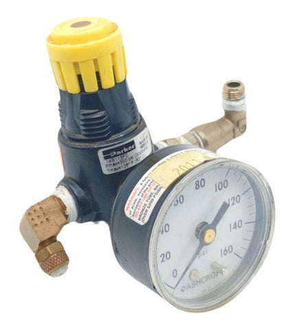 Parker 14R113FC Pneumatic Pressure Regulator 1/8"NPT 300PSI 125°F W/ Gauge