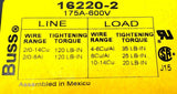 Buss 16220-2 Thermoplastic Power Distribution Block 175A 600V AC/DC 2 Poles