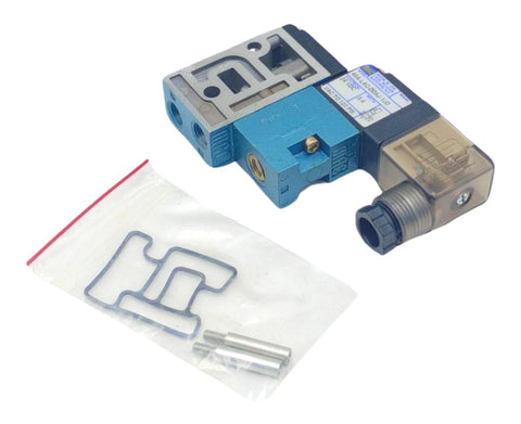 MAC 45A-LAC-DDAJ-1JD 4-Way Solenoid Valve 5.4W 24VDC 1/8" NPTF