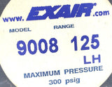 Exair 9008 Pressure Regulator With Gauge 1/4" NPT 300PSIG MAX Range 125