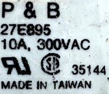 Potter & Brumfield K10P-11D15-24 Relay 24VDC 10A With Idec 27E895 Contact Block