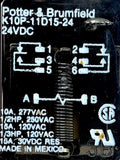 Potter & Brumfield K10P-11D15-24 Relay 24VDC 10A With Idec 27E895 Contact Block