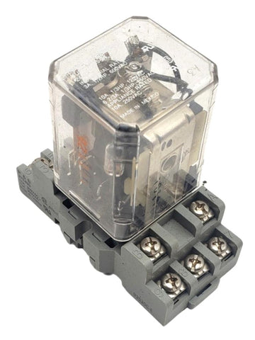 Potter & Brumfield KUP-14D35-24 Relay 3A-10A 24VDC 120-600VAC With Contact Block
