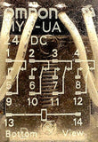Omron MY4-UA Relay 24VDC 240VAC 5A Coil 24VAC With Young NDSQ-14 Contact Block