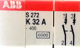 ABB S272-K32A Circuit Breaker 2-Pole 277/480VAC