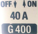 Allen Bradley 1492-CB2G400 Circuit Breaker 40A 3HP Ser B 2-Pole