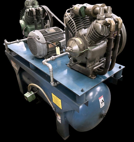 20 HP Horizontal Air Compressor 120 Gallon 230/460V 3 Phase