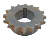 Martin 40BS16 1-1/4 Roller Chain Sprocket 1.25" Bore 1/2" Pitch 16-Teeth Steel