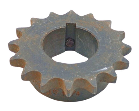 Martin 40BS16 1-1/4 Roller Chain Sprocket 1.25" Bore 1/2" Pitch 16-Teeth Steel