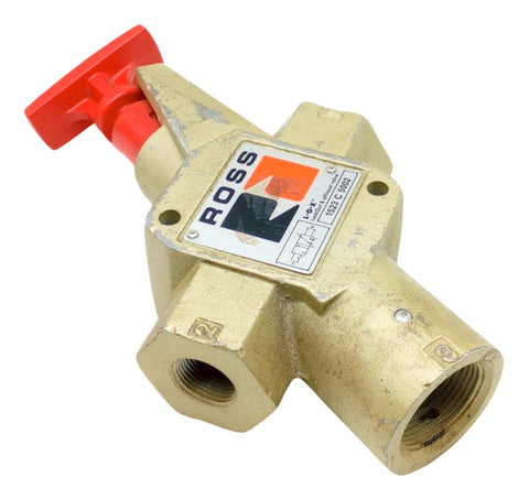 Ross Controls 1523C5002 LOX Lockout Exhaust Valve 3-Way 2-Position Body Size 1