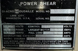 Di-Acro 36 PR Power Shear 36" 230V 3 Phase