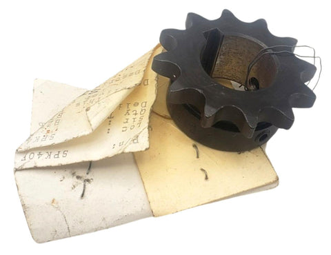 Martin 40BS12-1 Roller Chain Sprocket 12-Teeth 1" Bore Diameter With Keyway