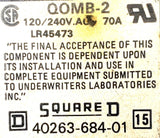 Square D LR45473 Mounting Base For Circuit Breaker Alternate Number QOMB-2