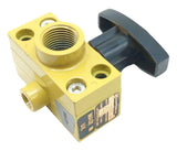 Norgren T13-400E2AA Manual Shut-Off Valve 3/4"NPT 250PSIG Max 175°F Max Temp.
