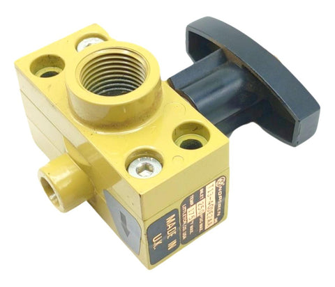 Norgren T13-400E2AA Manual Shut-Off Valve 3/4"NPT 250PSIG Max 175°F Max Temp.