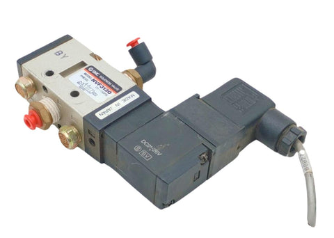 SMC NVF3130 Solenoid Valve 1/4"NPT 5-Port 20-130PSI 21-26VDC