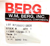 BERG 11386-1223A-1.1 Aluminum Gearbelt Idler Pulley
