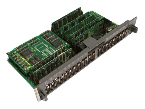 Fanuc A16B-3200-0010/09B Main CPU Circuit Board W/ 7 Daughter Memory Boards