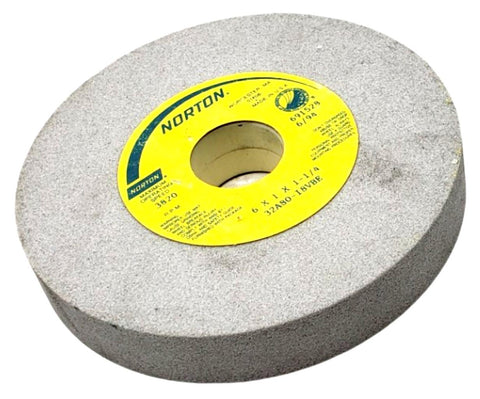 Norton 32A80-I8VBE Surface Grinding Wheel Size 6x1x1-1/4 3820RPM Max