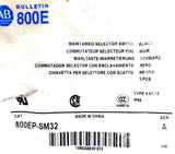 Allen-Bradley 800EP-SM32 Maintained Selector Switch 3-Position Series A Black