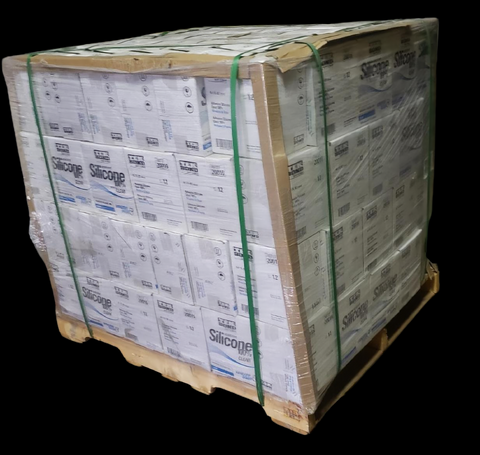 Pallet of 1200 Tek Bond White 100% Silicone Caulk Adhesive Kitchen & Bath 10.1OZ