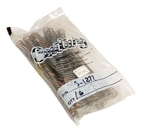 Pack of 16 Century Spring S-1272 Compression Spring 1.25" Free Length 4.5Lb/In.