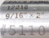 Unbranded 5110 Annular Cutter 9/16" x 2" Alt Number 12218