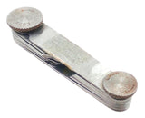 Starrett 178-A Fillet / Radius Gage 1/32-1/4" 30 Leaves 1" Reading