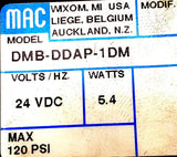 MAC 92B-AAB-000-DM-DDAP-1DM Solenoid Valve With MAC M92008-02