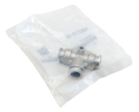 SMC KQB2T10-00 Metal Union Tee One Touch Fitting Size 10 Tube