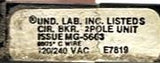 (Lot of 2) Westinghouse E7819 Circuit Breaker 2 Pole 15A 220-240VAC