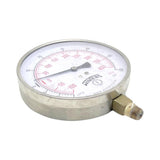 Winters -30/60PSI Pressure Gauge (-100/400kPa) 1/4" NPT Bronze Tube Brass Socket