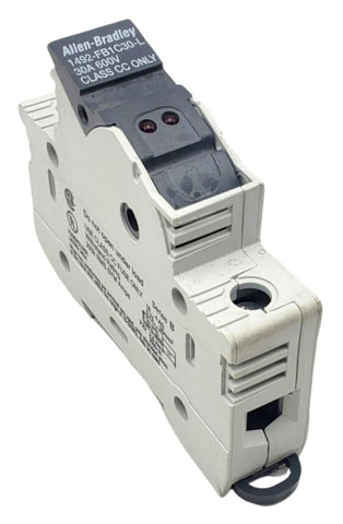 Allen Bradley 1492-FB1C30-L Fuse Holder 30 AMP 600 VAC Single Pole Series B