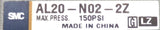 SMC AL20-N02-2Z Modular Air Filter 150PSI 1/4"NPT Polycarbonate Bowl