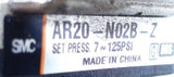 SMC AR20-N02B-Z Pneumatic Pressure Regulator 1/4"NPT 7-125PSI W/ Gauge 0-160PSI