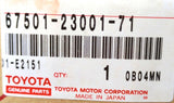 Toyota 67501-23001-71 Hydraulic Forklift Filter 3.12" OD 4.48" Length