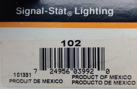 Signal-Stat 102 Y 1 Push/Pull Red Light Switch Assembly Dash Mount 11/