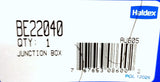 Haldex BE22040 7-Terminal Junction Box Black