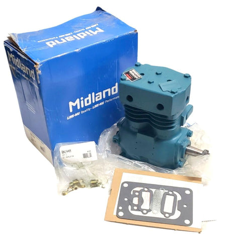 Midland T-294146 Air Break Compressor Remanufactured by Haldex Like-Nu Brand