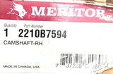 Meritor 2210B7594 Camshaft Right Hand S-cam