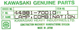 Kawasaki 44881-70010 Combination Lamp Orange