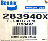 Bendix 283940X Relay Valve R-6 J1504W