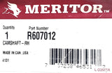 Meritor R607012 Camshaft Right Hand S-cam L-03MTR 4131