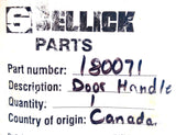 Sellick 180071 Forklift Door Handle Stainless Steel