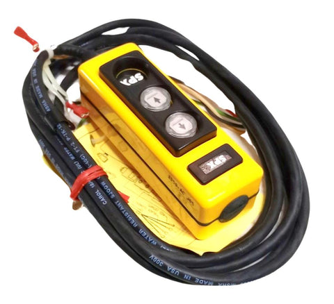 SPX KG13 4-Wire Hand DC Pendant Controller Lift Dump 10Ft. Cord 2950-AC