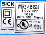 Sick WTR2-P551S08 Photoelectric Sensor 4-Pin 18-30VDC