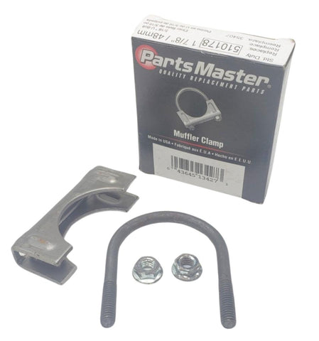 PartsMaster 510178 Exhaust Clamp 1-7/8" 48mm 5/16" U-Bolt (Lot of 3)