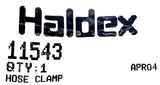 Haldex 11543 Hose Clamp 8 Pieces APRO4 APR04